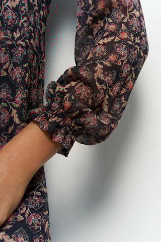 Vestido midi - Preto