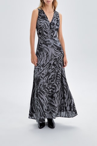 Vestido comprido - Cinzento - IKKS