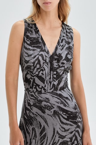 Vestido comprido - Cinzento - IKKS