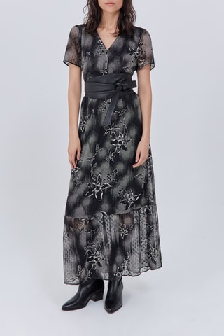 Vestido comprido - Cru - IKKS