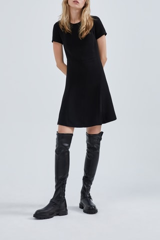 Vestido estilo patinadora - Preto - IKKS