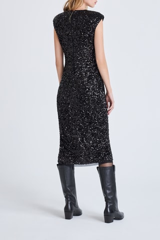 Vestido justo - Preto - IKKS