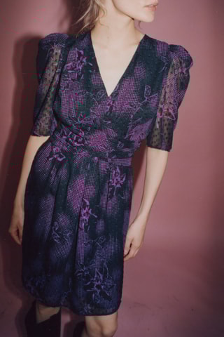 Vestido curto - Preto - IKKS