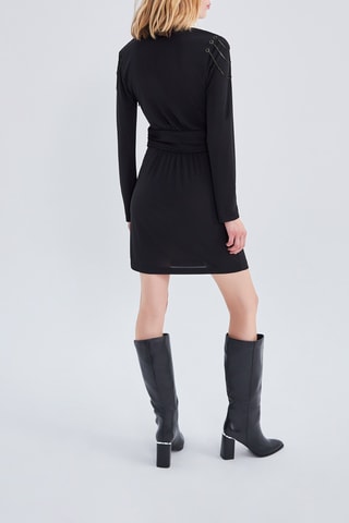 Vestido direito - Preto - IKKS