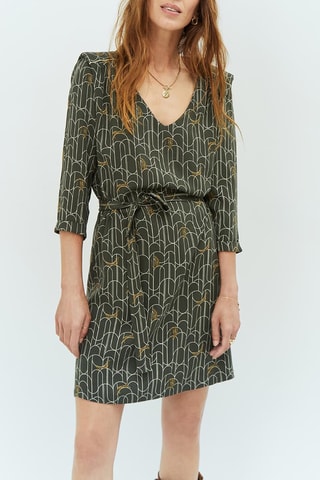 Vestido direito - Caqui - One Step