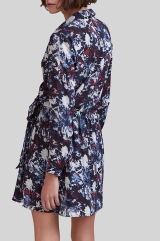 Vestido traçado - Azul-marinho - IKKS