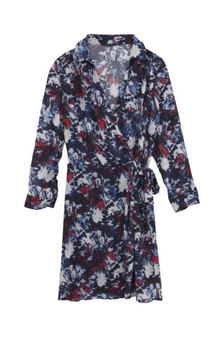 Vestido traçado - Azul-marinho - IKKS