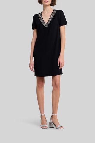 Vestido direito - Preto - IKKS