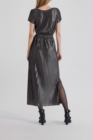 Vestido plissado - Prateado - IKKS