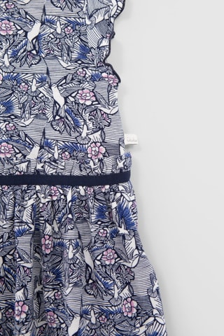 Vestido - Cru e azul - IKKS