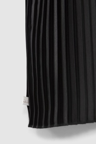 Vestido plissado - Preto - IKKS
