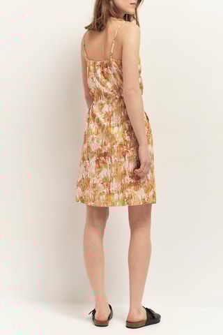 Vestido em linho - Laranja - One Step