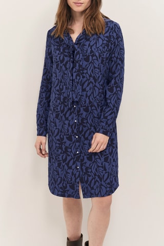 Vestido-camisa - Azul - One Step