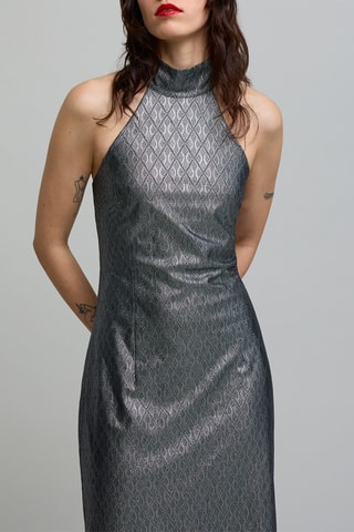 Vestido midi - Cinzento-escuro - IKKS