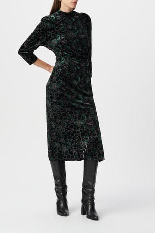 Vestido midi - Preto - IKKS