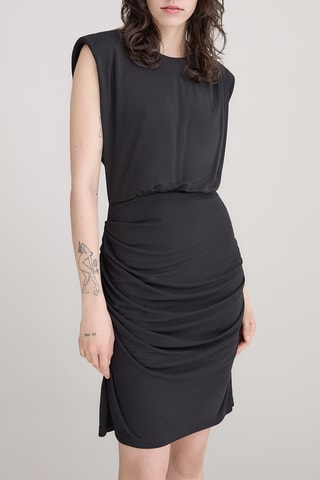 Vestido justo - Preto - IKKS