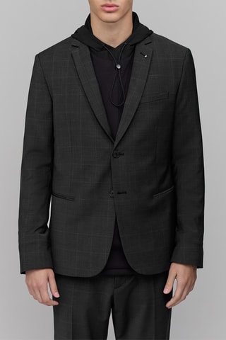 Casaco de fato em lã - Antracite - IKKS