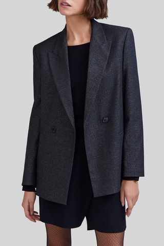 Casaco de fato oversize - Preto - IKKS