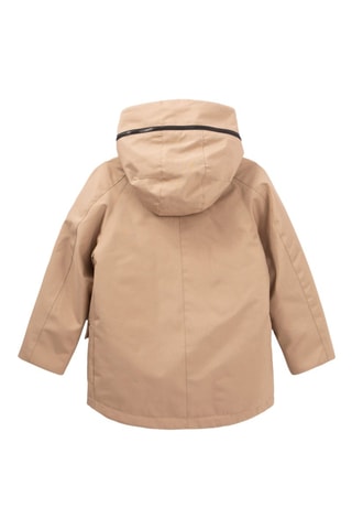 Blusão com capuz - Bege e preto - IKKS