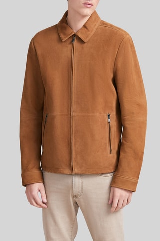 Blusão em couro - Castanho - IKKS