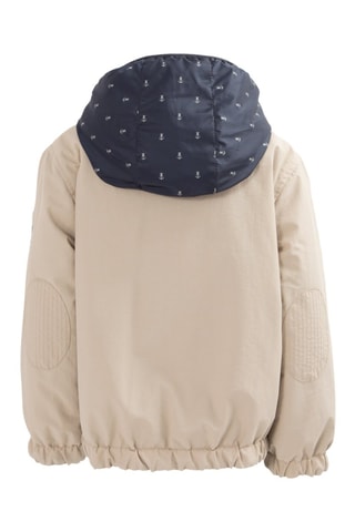 Blusão reversível com capuz - Bege - IKKS