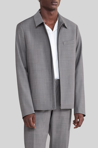 Blusão em lã - Cinzento - IKKS