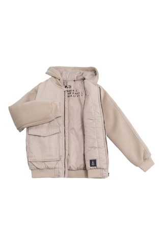 Blusão com capuz - Bege