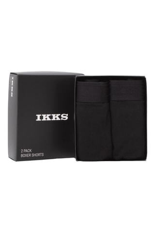 2 boxers em algodão biológico - Preto