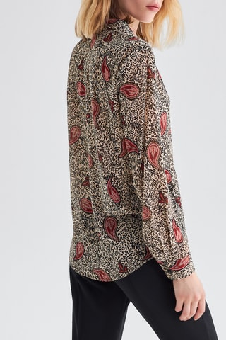 Camisa - Bege e preto