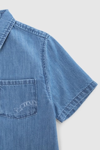 Camisa de ganga - Azul - IKKS Junior