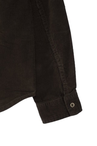 Sobrecamisa em veludo - Caqui - IKKS Junior