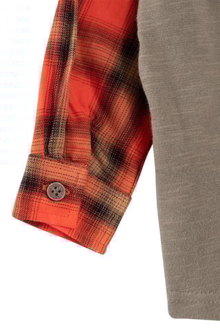 Camisa - Coral e toupeira - IKKS Júnior