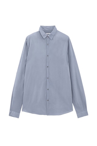 Camisa slim - Azul - IKKS