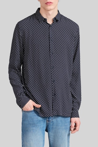 Camisa slim - Azul - IKKS