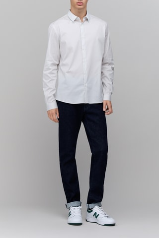 Camisa slim - Cinzento - IKKS