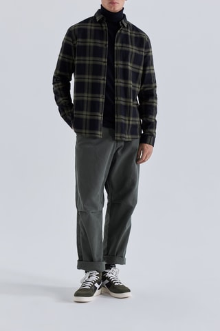 Camisa regular - Caqui