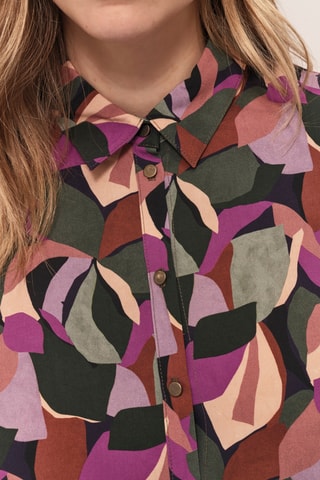 Camisa - Caqui e violeta