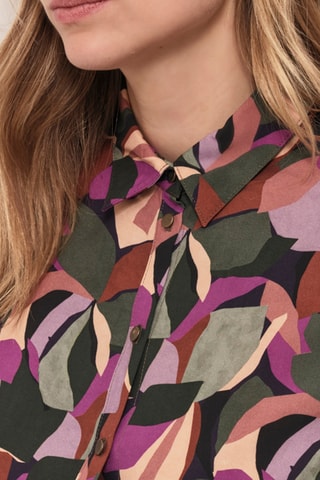 Camisa - Caqui e violeta