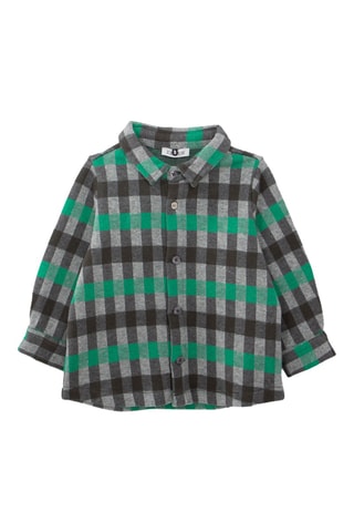 Camisa com capuz - Cinzento-claro e preto