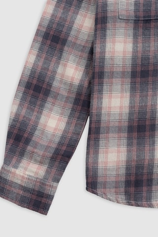 Camisa com capuz - Cinzento-escuro e rosa