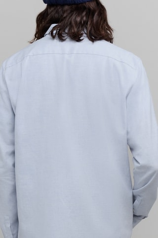 Camisa regular - Azul-celeste