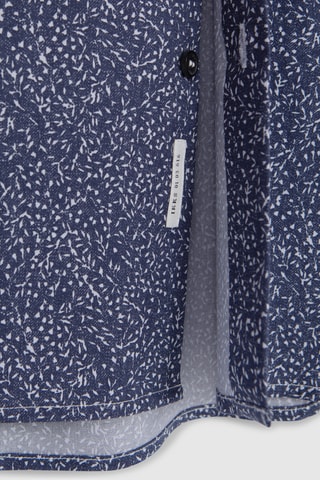 Camisa slim - Azul-marinho