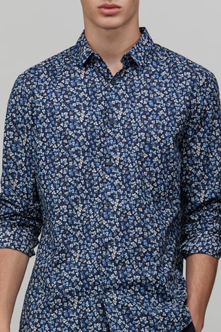 Camisa slim - Índigo