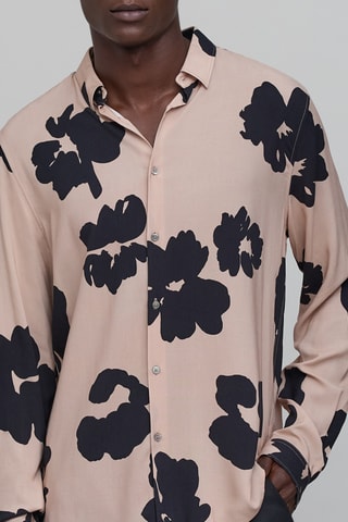 Camisa slim - Madeira de rosa