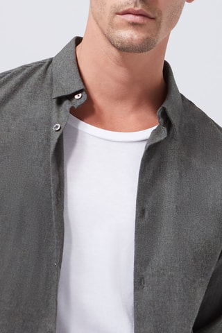 Camisa regular - Caqui