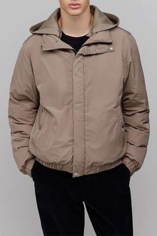 Casaco com capuz - Bege - IKKS