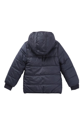 Blusão reversível com capuz - Azul - IKKS