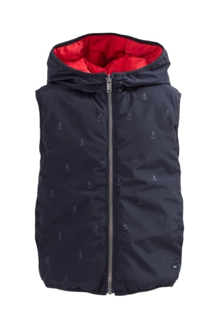 Colete reversível com capuz - Azul - IKKS