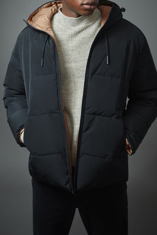 Blusão reversível - Preto