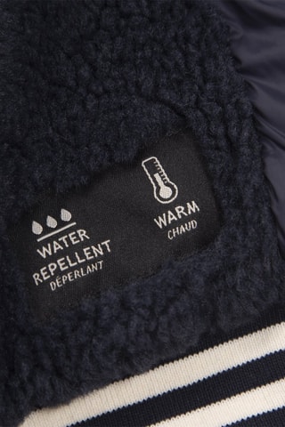 Blusão acolchoado com capuz - Azul-marinho - IKKS Júnior